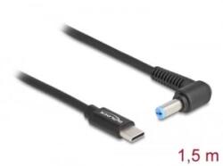 Delock Laptop töltőkábel USB Type-C apa - Acer 5, 5 x 1, 7mm apa (87976) (87976) - aqua