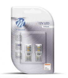 m-tech T10 LED 9x2835 SMD fehér, pár (72LB018W) (72LB018W)