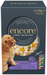 Encore 5x100g Encore aszpikban tasakos nedves kutyatáp mix Finom válogatás