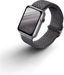 Uniq Aspen Apple Watch S3/4/5/6/7 Fonott Szíj - 38/40 mm, Szürke (UNIQ-40MM-ASPGRY)