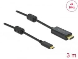 Delock aktív USB-C - HDMI kábel (DP Alt Mode) 4K60Hz 3m (85971) (85971)