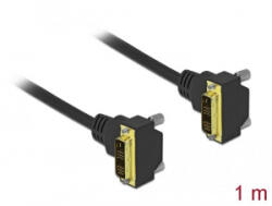 Delock DVI kábel 18+1 apa hajlított - 18+1 apa 1m (85905) (85905)