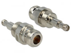 DeLock Adapter N Jack > SMA Jack Bulkhead nikkelezett (88872) (88872)