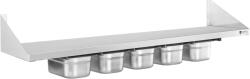 Royal Catering Raft de condimente - 5 x 1/4 GN - 120cm RCWR-5 GN1/4 (RCWR-5 GN1/4)