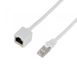 LogiLink Patch kábelhosszabbító prémium Cat. 6A S/FTP fehér 2m (CQX051S)