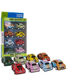 Inlea4Fun Játék fém autó készlet 8 darab Inlea4Fun MODERN DESIGN Beetle (RA-ZAU.976-100)