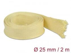 Delock Aramid szálakból fonott kábelharisnya 2m x 25mm sárga (20801) (20801)