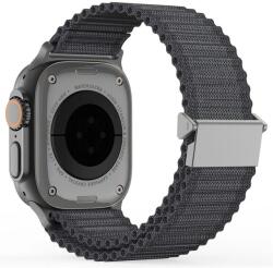 DUX DUCIS YC nylon szíj Apple Watch 38 / 40 / 41 / 42 mm Sötétszürke