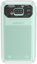 ACEFAST power bank 20000mAh Sparkling Series gyors töltés 30W zöld (M2)