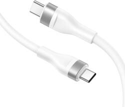 Lito Cablu de Date cu Mufe Type-C 60W, 1.2m - (LD02) - White (KF2336992) - vexio