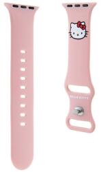 Apple Hello Kitty Apple Watch Okosóra Szíj Szilikon - 38 / 40 / 41 mm, Pink