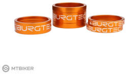 Burgtec Spacer Kit távtartó készlet a szárhoz, 5/5/10/20 mm, narancs