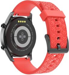 Fusion Y Samsung Galaxy Watch Szilikon Szíj - 22 mm, Piros