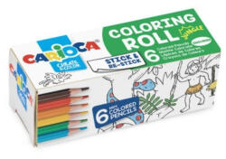 CARIOCA Dzsungel mini színező henger 6 db mini ceruzával (42981)