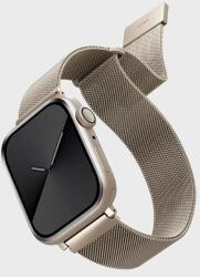 Uniq Dante Apple Watch S3/4/5/6/7/SE Fém Szíj - 42/44/45 mm, Csillagfény (uniq62841)