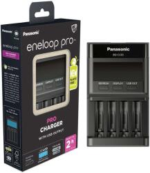 Panasonic Eneloop Pro Akkumulátortöltő - BQ-CC65 - LCD Kijelzővel (BQ-CC65E ERP)