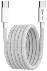 Techsuit Cablu de date Type-C pentru Apple, Android, PD60W, Super Fast Charging, 1m - Techsuit (PCB114D) - White (KF2342054) - pcone