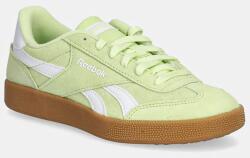 Reebok sneakers din piele intoarsă REEBOK SMASH EDGE culoarea verde, 100216234 9BYH-OBU0FA_71X (100216234)