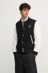 United Colors of Benetton jacheta bomber din amestec de lana 9BYH-KUM062_99X (2NDHUN05K)