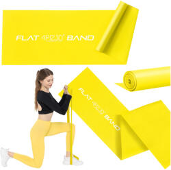 4FIZJO FLAT BAND Rehabilitációs szalag, 1-2kg - Citromsárga (P-5907222931639)
