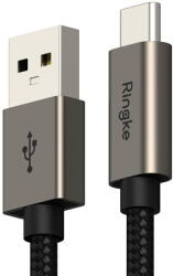 Ringke Cablu de Date USB la Type-C, 60W, 2m - Ringke - Black (KF2323425) - pcone