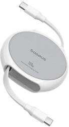 Baseus Cablu Type-C la Type-C, 100W, 1m - Pathfinder (P10368400211-00) - Moon White (KF2332390)