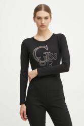 GUESS longsleeve din bumbac culoarea negru, W4BI29 I3Z14 9BYH-BUD061_99X (W4BI29.I3Z14)