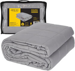 4FIZJO Súlyozott takaró, Anti-stressz súly paplan, 8kg, 200x150xcm - Szürke (P-5907739319791)