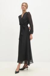 ANSWEAR rochie culoarea negru, maxi, evazati BMYH-SUD09H_99X