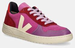 Veja sneakers din piele intoarsă V-10 culoarea roz, VX0303668A 9BYH-OBD3L3_42X