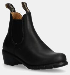 Blundstone ghete chelsea de piele 1671 BLACK femei, culoarea negru, cu toc drept MBYX-OBD002_99X