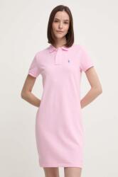 Ralph Lauren rochie din bumbac culoarea roz, mini, dreaptă 9BYX-SUD1F4_03X (211799490)