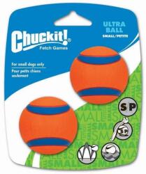 Chuckit! ! Ultra Ball - Az Elnyűhetetlen gumilabda kutyáknak (S; 2 db / szett; 5 cm) (154882)