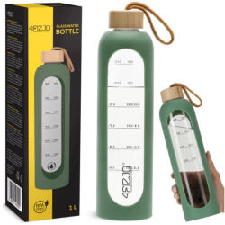 4FIZJO üveg vizes Palack 1l - Zöld, Barna (P-5905973403900)