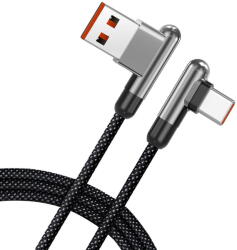 Lito Cablu de Date cu Mufe USB, Type-C 60W, 1m - (LD13) - Black (KF2338095) - pcone