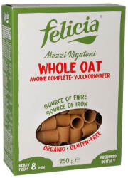 Felicia Bio bio gluténmentes tészta zab mezzi rigatoni 250 g - bioszallito