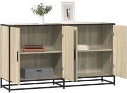 vidaXL sonoma tölgy színű szerelt fa tálalószekrény 134 x 35 x 76 cm (3300816) - pepita