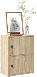 vidaXL sonoma tölgy színű szerelt fa könyvszekrény 40x24x52 cm (860357)