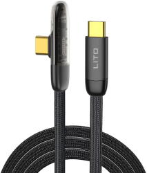 Lito Cablu de Date cu Mufe Type-C, 1m - (LD11) - Black (KF2338090)