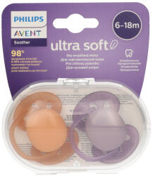 Philips Ultra Soft játszócumi 6-18 hónapos korig /lány - 2 db