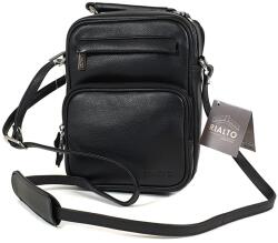 RIALTO álló fazonú fekete férfi bőr válltáska TARW122828/PN-03