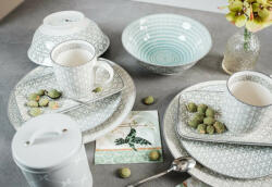 Nora's Design GREY 10 részes porcelán design étkészlet, 2 személynek Brand: Nora' s design (NDS-2-GREY-X-10)