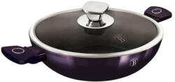 Berlinger Haus Purple Eclipse Collection wok titán bevonattal, fedõvel, 30 cm