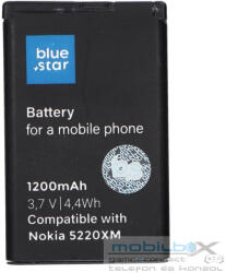 BLUE STAR PREMIUM battery for NOKIA 5220 XM / 5630 XM / 6303 / 6730 / 3720 / C3 / C5-00 / C6-01 1200 mAh