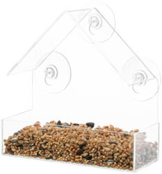 TRIXIE Hranitor Exterior, Atasare Pe Geam, 225 ml 15x15x6 cm, Transparent, 55610