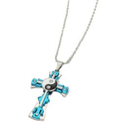 HARAHU Yin Yang Cross Nyakék-Kék KP19789