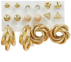 HARAHU MA-28120 Fülbevalószett - Arany KP28120