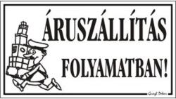 Gungl dekor Piktogram Áruszállítás folyamatban fehér (000/ 112F) - tonerpiac