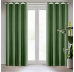 EUROFIRANY Rita egyszínű dekor függöny Sötétzöld 140x250 cm - homeandstyle - 4 000 Ft