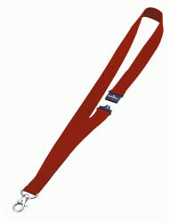 DURABLE Nyakpánt DURABLE biztonsági zárral 20 mm piros (813703) - papir-bolt